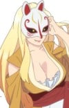 狐面の女
