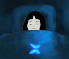青い蝶